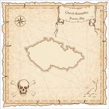 The odds of a map appearing on one of these monsters is approximately 1%. Czech Republic Old Pirate Map Sepia Engraved Template Of Treasure Map Stylized Pirate Map On Vintage Paper Royalty Free Cliparts Vectors And Stock Illustration Image 80603524