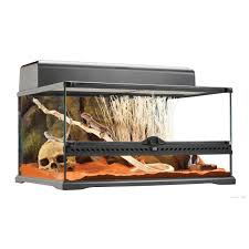 The front opening doors allow easy access for maintenance and feeding. Exo Terra Medium Terrarium Nature Box Pet Emporium