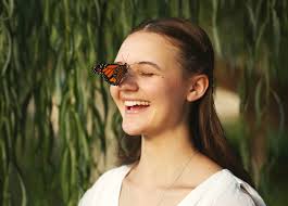 This butterfly provided a great photo op