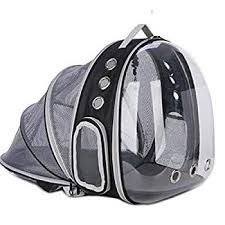 Expandable Cat Carrier Backpack Space Capsule Transparent Bubble Pet Carrier For Small Dog Pet Hiking Trave Dog Carrier Bag Pet Backpack Dog Backpack Carrier