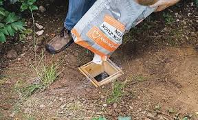 Zaunpfosten Einbetonieren Zaunpfosten Betonieren Zaun