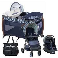 baby stroller travel system with car seat infant playard combo set blue new baby car seats baby strollers baby strollers travel system