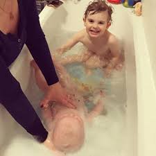 Growing Too Fast Connie Bert S First Bath Together Last Week How Will She Be 6 Months In 2 5 Weeks Bathtime Sibli Instagram Uk Lifestyle Lifestyle Blog
