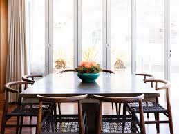 Allow about 2' per person at a rectangular table, though you can squeeze in more chairs when needed. Standard Dining Table Measurements