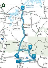 Map Of Motorcycle Routes In Arkansas Usa | Reviewmotors.co