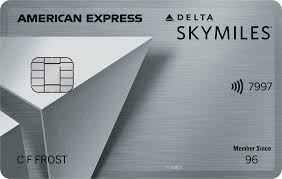 The amex platinum card now offers a new metal card design. Delta Skymiles Platinum Credit Card American Express