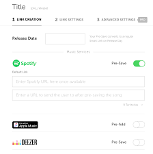 How to register a song. Feature Fm Offers Free Pre Save Tool For Upcoming Releases On Spotify Apple Music And Deezer Techcrunch