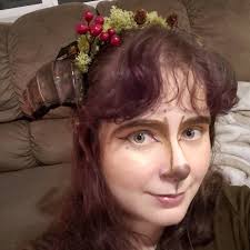 Faun Horns Headdress Druid Ram Horn Headband Woodland Cosplay Fairy Forest  Elf