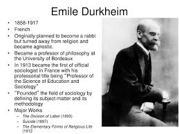 The Sociology Of Emile Durkheim Sociology Sociology Major Psychology Studies
