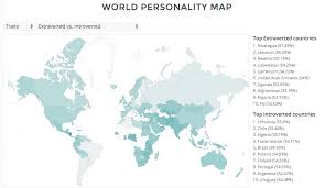 Map World Personality Test Extraverted Vs Introverted