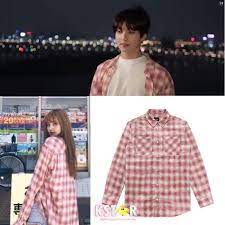 Lisa And Jungkook Style Plaid Shirt Korean Fashion Kpop Bts Bts Inspired Outfits Kpop Fashion Outfits