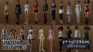 How to unlock all costumes! Fatal Frame 5 + Deluxe Edition + DLC - YouTube