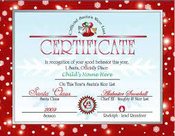 You are going to be delighted to look the expression on your kid's face when you give the reward certificate and say that santa claus has accredited them on the nice list. Printable Letter From Santa And Nice List Certificate Other Files Patterns And Templates Nice List Certificate Christmas Gift Certificate Template Christmas Letter Template