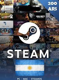 Check spelling or type a new query. Buy Steam Wallet 200 Ars Card Argentina