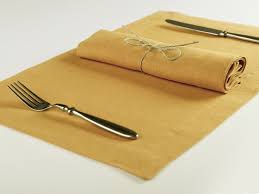Linen Table Napkins Or Linen Placemats Yellow Ochre Cloth Napkin Set Yellow Ochre Placemat Set Linen Placemats Cloth Napkin Table Napkins
