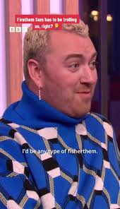 Does he support Them United? #SamSmith #theythem #pronouns #nonbinary  #nonsense #fishing #mentalhealthawareness