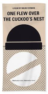The best movie posters tell a story about the world you're about to see. No454 My One Flew Over The Cuckoos Nest Minimal Movie Poster Beach Towel For Sale By Chungkong Art