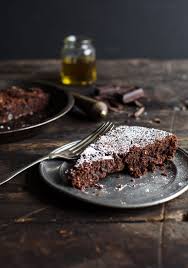 Chocolate Fondant Cake With Almonds Olive Oil Trois Fois Par Jour