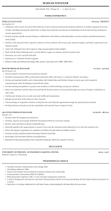 The combined resume format combines the elements of the reverse chronological resume and functional resume types. Presales Manager Resume Sample Mintresume