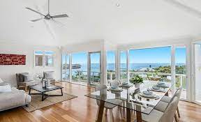 A hamptons style space flooded with natural light and sea views. Deborah Hutton Buys In Bronte Urban