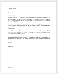 Maybe you would like to learn more about one of these? Warning Letter To Security Guard For Poor Performance Document Hub