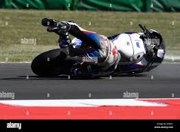 Misano, Italy. 11th Sep, 2015. MotoGP. Karel Abraham (AB motoracing) goes  down under his bike at the Gran Premio Tim di San Marino. during the free  practice sessions. © Action Plus Sports/Alamy