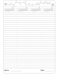 To create a handwriting worksheet, load a list and select the link handwriting worksheets or, from the learning activities and games page, select handwriting under the language arts category. 40 Cursive Letters Worksheets Printable Image Inspirations Samsfriedchickenanddonuts