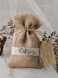 Rustic Wedding Favor Bag Birch Bark Wedding By 4lovepolkadots 1 45 Burlap Wedding Favors Wedding Favor Bags Burlap Favor Bags