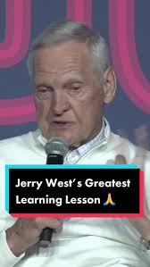 Jerry West shares his “greatest learning lesson in life” at #NBACon. It’s  worth the listen. 🙏 #NBA #basketball #lesson #JerryWest #learning