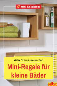 mini regale furs bad selbst de diy badmobel regal badezimmerideen