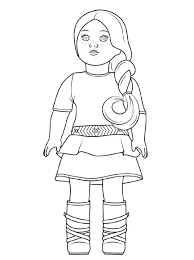 Well, here are some fun printables for you to use! 10 Best Free Printable American Girl Doll Coloring Pages For Kids