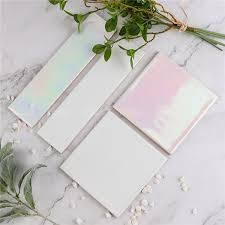 These beautiful crystallized glass backsplash tiles reflect light throughout a room, adding. 65x265mm Porcelain Subway Iridescent Tiles For Kitchen Backsplash Mm Mosaic