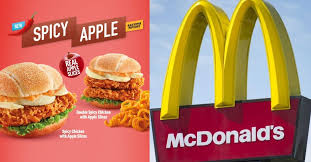 These prices serve as a standard guide and may be subjected to change. Mcdonald S Introduce New Menu Spicy Chicken With Apple Slices Burger