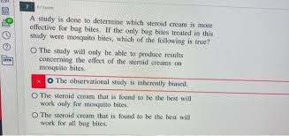 How to use an ointment or cream for insect bites best ointments or creams for insect bites reviewed read also: A Study Is Done To Determine Which Steroid Cream Is Chegg Com