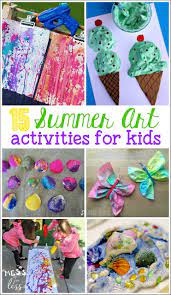 Preschool science activities are a big deal. Summer Art Activities For Kids Mess For Less