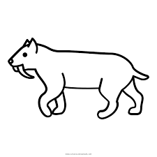Recibe su nombre de sus colmillos que tenían forma de un sable, que es un tipo de espada. Dibujo De Tigre Dientes De Sable Para Colorear Ultra Coloring Pages