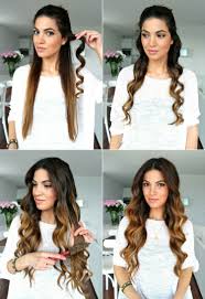 Locken Lockenstab Ombre Farbe Blond Bruenett Korkenzieher Locken Fur Lange Haare Haar Styling Locken Machen