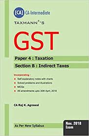 Buy Gst Paper 4 Taxation Section B Indirect Taxes Ca