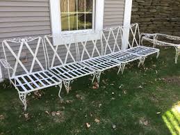 Woodard Chantilly Rose Wrought Iron Patio Furniture Sofa Lounge Chairs Wrought Iron Patio Furniture Sofa Furniture Lounge Sofa