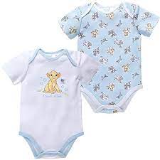 2 Pack Cotton Short Sleeve Bodysuits Disney The Lion King Liked On Polyvore Disney Baby Clothes Baby Boy Outfits Baby Kids Clothes