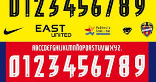 Nuevas Camisetas De Futbol 2014 2015 2016 Tipografia Para La Temporada 2015 16 Tipografia Tipografia Numeros Camisetas