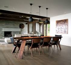Modern Walnut Dining Table Masculine Dining Room Dining Room Style Dining Room Interiors