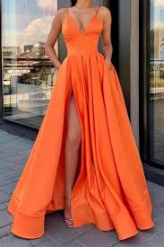 Pin On Orange Prom Dresses