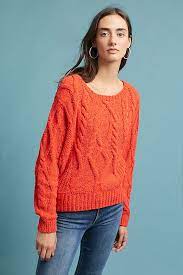 Magaschoni black textured knit cap sleeve cropped cardigan sweater nwt sz m. Adaia Chenille Cable Knit Jumper Anthropologie Uk