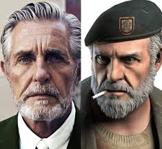 Bill Overbeck next to his face model : r/deadbydaylight