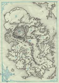 Wip hand drawn fantasy map. Hand Drawn Fantasy World I Created For Dnd Mapmaking