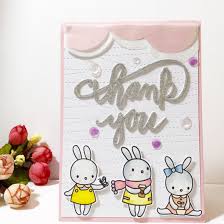 (it's also totally fine to keep it simple.) now line the back of the window cutout with craft. A Pink And Glitter Thank You Card