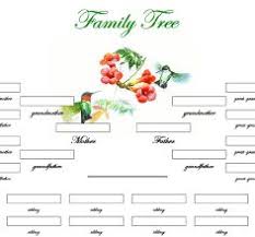 Free Printable Family Charts New Printable Family Trees