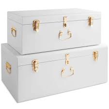 Ebay.de has been visited by 100k+ users in the past month Beautify Extra Large Storage Trunks Set Of 2 Storage Chests Stackable For Bedroom Living Room Dressing Room Hallway White Champagne Colour Buy Online In Antigua And Barbuda At Antigua Desertcart Com Productid
