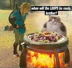 Cats Wanting Fruit Loops Is Our New Favorite Meme Zelda Memes Zelda Funny Legend Of Zelda Memes